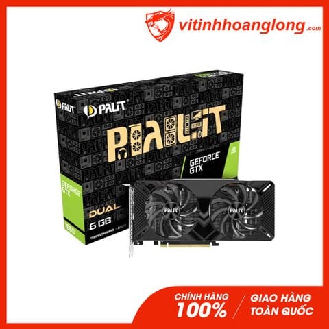  Card màn hình VGA Palit GTX 1660 6GB GDDR5 Dual 