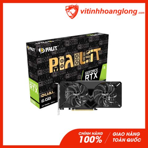  Card màn hình VGA Palit RTX 2060 6GB GDDR6 Dual 