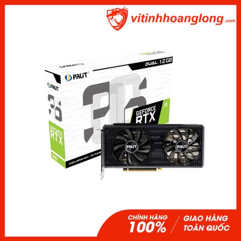  Card màn hình VGA Palit RTX 3060 12GB GDDR6 Dual 