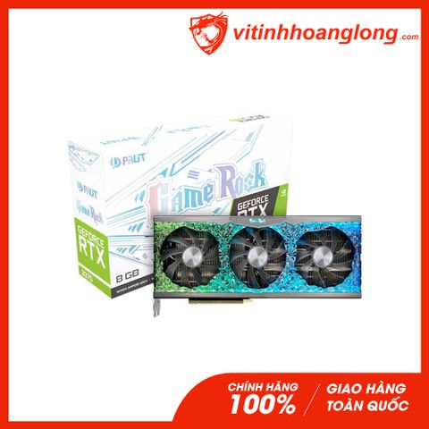  Card màn hình VGA Palit RTX 3070 8GB GDDR6 GameRock V1 ARGB Triple Fan 