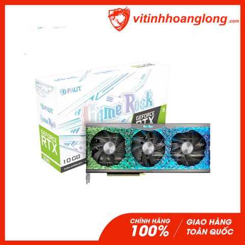  Card màn hình VGA Palit RTX 3080 10GB GDDR6X GameRock ARGB Triple Fan 