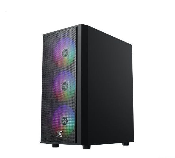  Thùng máy Case Xigmatek MYX 3F - Black | Kèm 3 fan led 