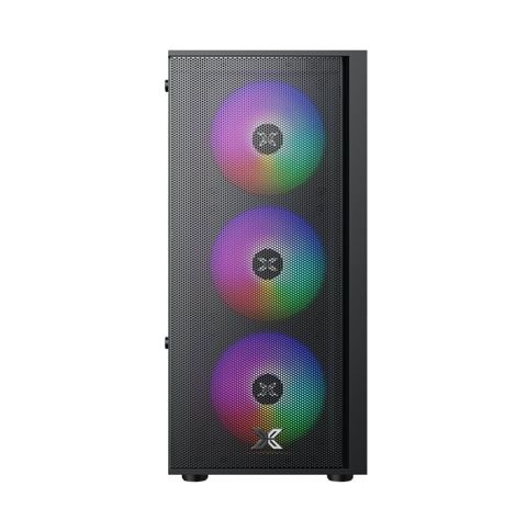  Thùng máy Case Xigmatek MYX 3F - Black | Kèm 3 fan led 