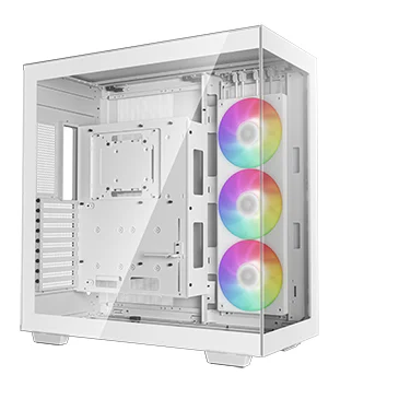  Thùng máy Case Deepcool CH780 WH - Trắng | E-ATX, sẵn 3 fan ARGB 140 