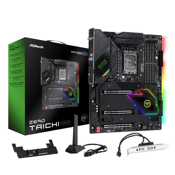  Mainboard ASRock Z690 Taichi Razer Edition | Intel Z690, Socket 1700, ATX, 4 khe DDR5 