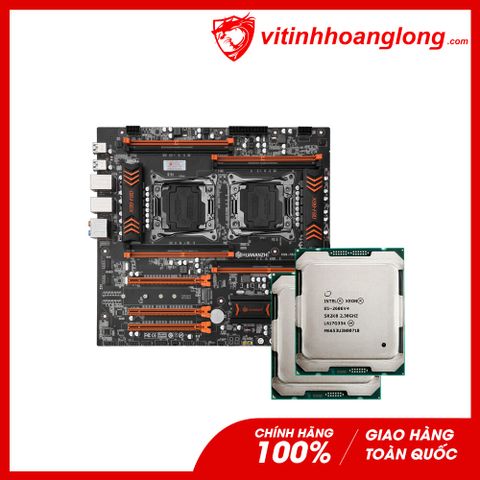  Combo main chip xeon 01: Main X99 F8D + Dual E5 2686 V4 tray Socket 2011-3 