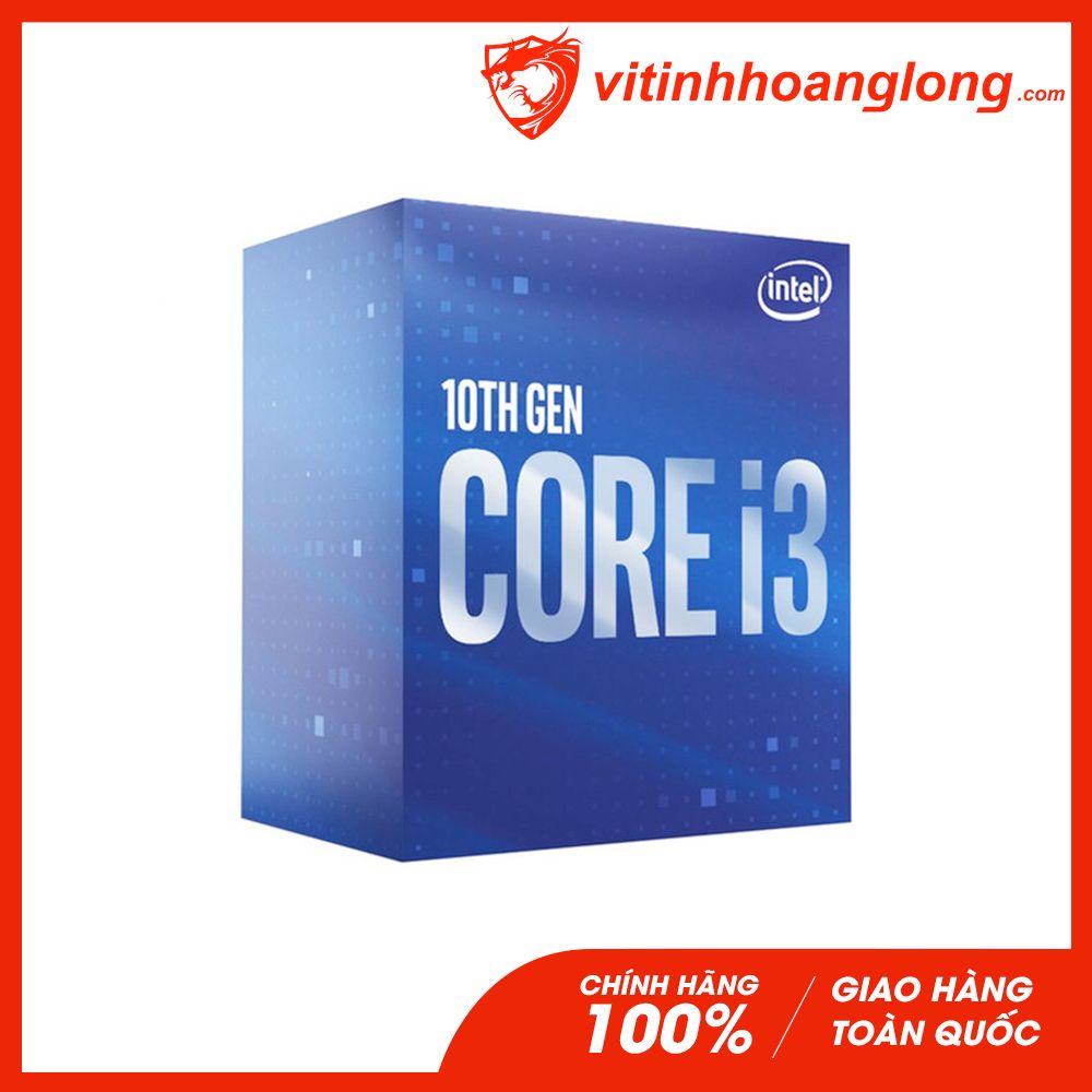 CPU Intel Core i3 10100F ( 3.60GHz Up to 4.30GHz, 4 Nhân 8 Luồng, Cache 6MB, Socket LGA 1200 )