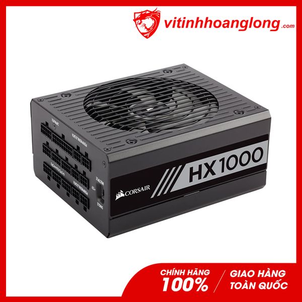 Nguồn máy tính Corsair 1000W HX1000 Platinum 80 Plus Platinum Full Modular(CP-9020139-NA)
