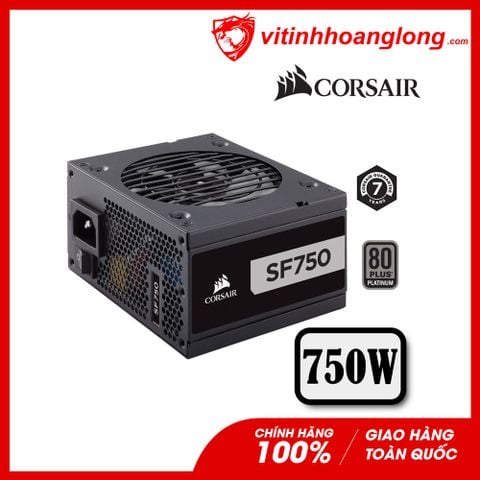  Nguồn máy tính Corsair 750W SF750 Platinum 80 Plus Platinum SFX Factor Full Modular (CP-9020186-NA) 