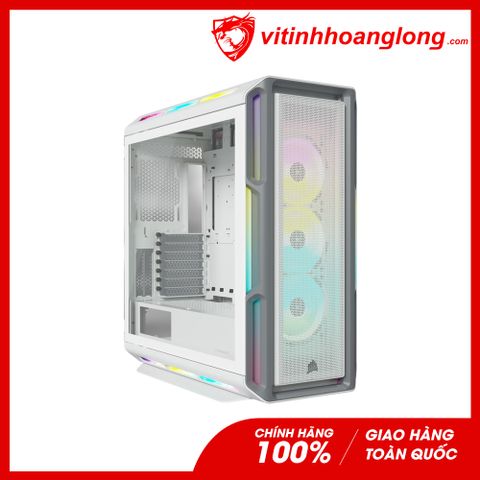  Vỏ Case máy tính Corsair iCUE 5000T RGB White (CC-9011231-WW) tặng kèm 3 fan 