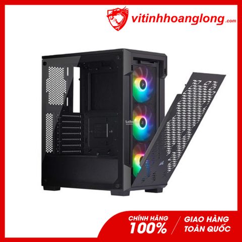  Vỏ Case máy tính Corsair kính cường lực iCUE 220T Airflow Black (CC-9011173-WW) tặng kèm 3 fan 