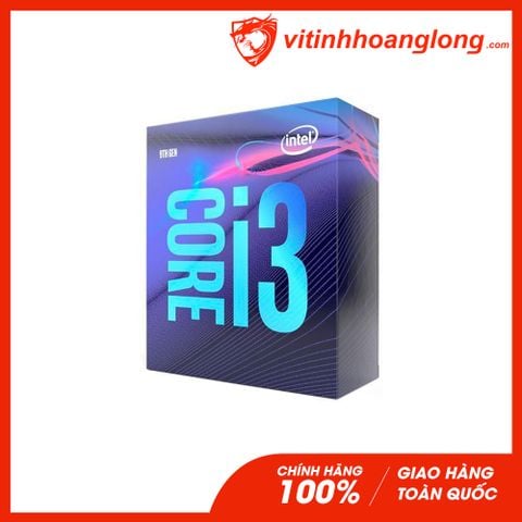  CPU Intel Core i3 9100 ( 3.6GHz Up To 4.2GHz, 4 Nhân 4 Luồng, Cache 6MB, Coffee Lake ) 