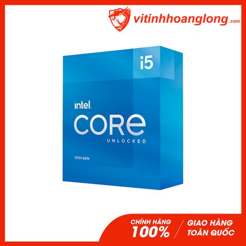  CPU Intel Core i5 11600 ( 2.80GHz Up to 4.80Hz, 6 Nhân 12 Luồng, Cache 12MB, Socket LGA 1200 ) 