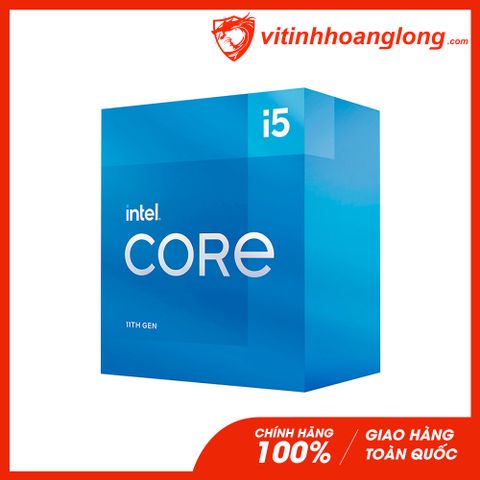  CPU Intel Core i5 11600k ( 3.90GHz Up to 4.90Hz, 6 Nhân 12 Luồng, Cache 12MB, Socket LGA 1200 ) 