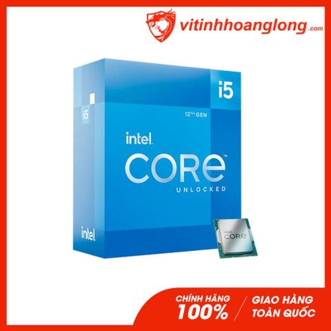  CPU Intel Core i5 12600KF( Up to 4.90 GHz, 10 Nhân 16 Luồng, Socket LGA 1700 ) 