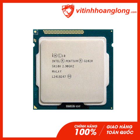  CPU Intel Pentium G2020 ( 2.90GHz, 2 Nhân 2 Luồng, Cache 3MB, Socket LGA1155 ) TRAY chưa gồm Fan 