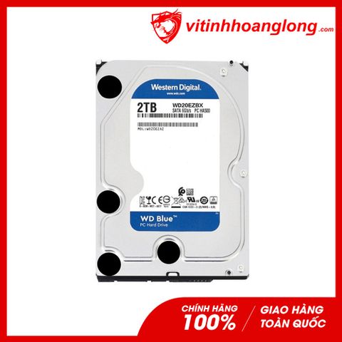  Ổ cứng HDD WD Western Digital 2TB Blue (WD20EZBX) 