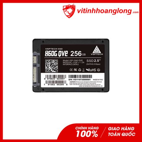  Ổ cứng SSD Vsp 256G 860 QVE Vỏ nhôm 500/450MBs 