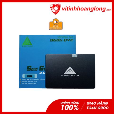  Ổ cứng SSD Vsp 256G 960 QVE Vỏ nhôm 500/450MBs 