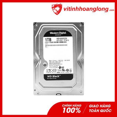  Ổ cứng HDD WD Western Digital 1TB 3.5 inch SATA III 64MB Cache 7200RPM WD1003FZEX Black 