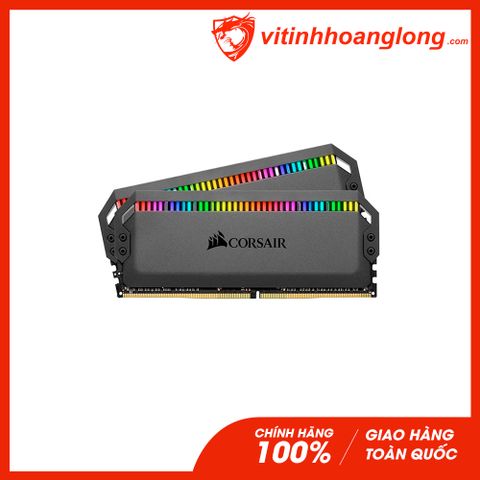  Ram PC DDR4 Corsair 32GB Bus 3200 Dominator Platinum RGB Black Tản Nhiệt(2X16G) CMW32GX4M2E3200C16 