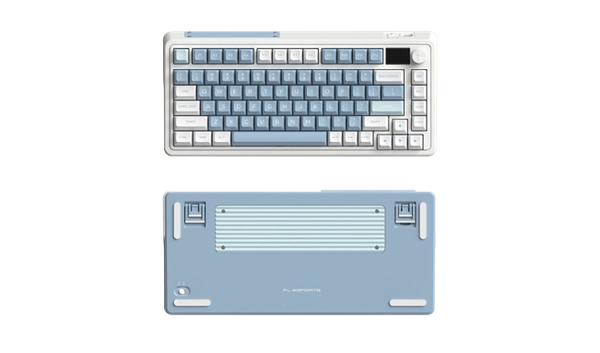  Bàn phím FL-Esports CMK75 Không dây Lake Placid Blue FLCMMK Ice Violet 