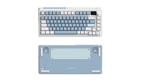  Bàn phím FL-Esports CMK75 Không dây Lake Placid Blue FLCMMK Ice Violet 