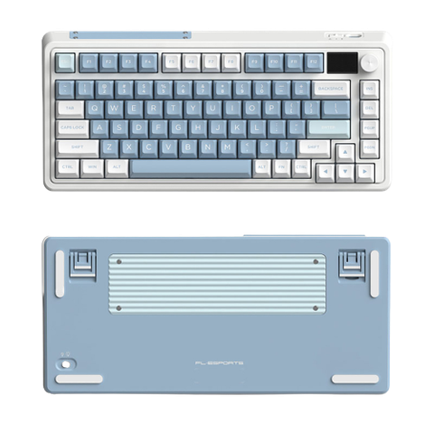  Bàn phím FL-Esports CMK75 Không dây Lake Placid Blue FLCMMK Ice Violet 