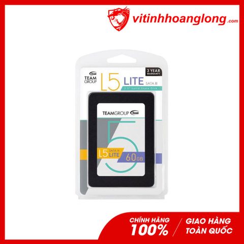  Ổ cứng SSD TeamGroup 60G L5 Lite Sata III 