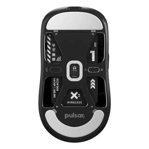  Chuột không dây Pulsar X2 Wireless Mini Black/ White/ Pink 