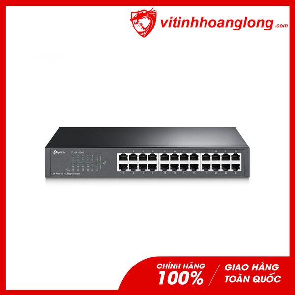 Thiết bị chia mạng Switch 24 port Tp-Link 100Mb TP-Link TL-SF1024D