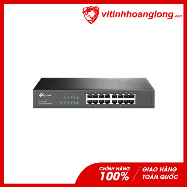 Thiết bị chia mạng Switch 16 port Tp-Link TL-SG1016D