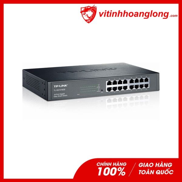 Thiết bị chia mạng Switch 16 port Tp-Link 1G TP-Link TL-SG1016DE (Easy smart Switch)