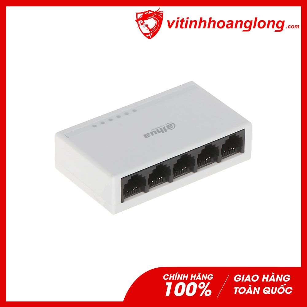 Thiết bị chia mạng Switch 5 port Dahua (PFS3005-5ET-L) 10/100Mbps
