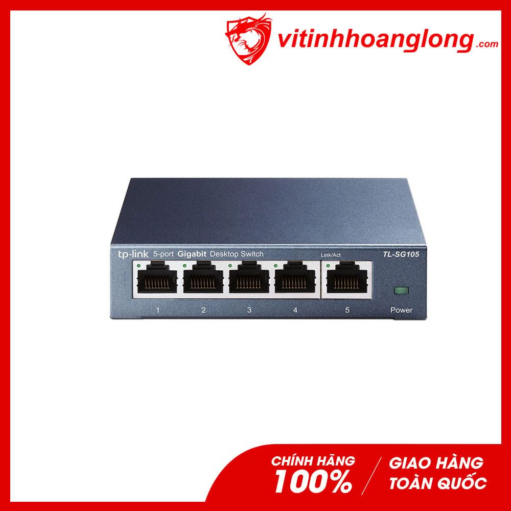 Thiết bị chia mạng Switch 5 port Tp-Link 10/100/1000Mbps (TL-SG105)