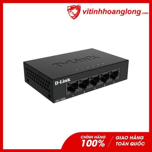 Thiết bị chia mạng Switch 5 port D-Link 10/100/1000Mbps DGS-105GL