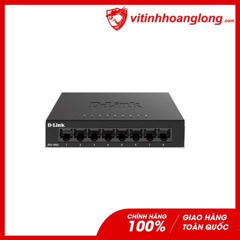 Thiết bị chia mạng Switch 8 port D-Link 10/100/1000Mbps DGS-108GL