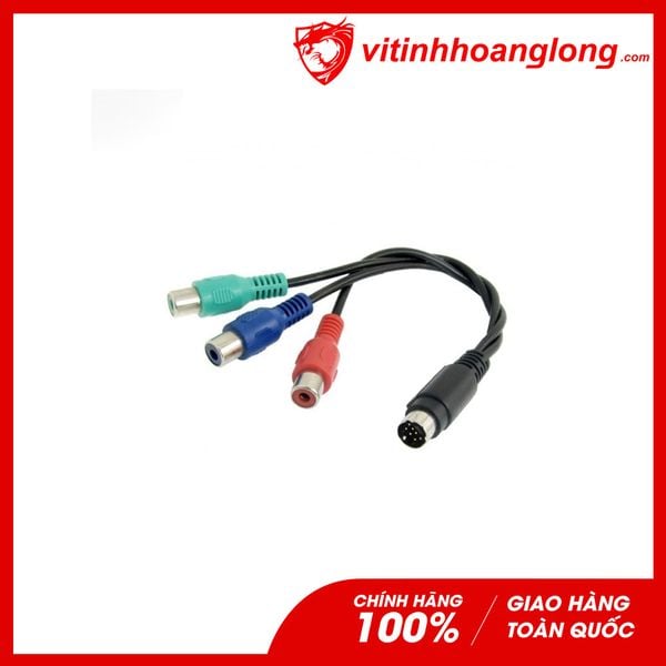 Cáp chuyển đổi từ cổng Component sang cổng SVideo