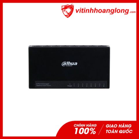 Thiết bị chia mạng Switch 8 port Dahua 10/100/1000M (PFS300-8GT-L)