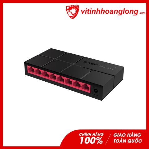  Thiết bị chia mạng Switch 8 port Mercusys 10/100/1000M MS108G 