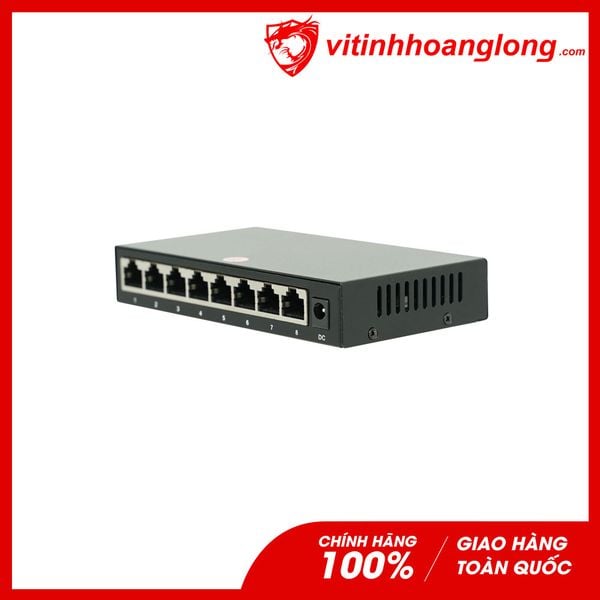 Thiết bị chia mạng Switch 8 port Aptek SG1080 10/100/1000Mbps RJ45
