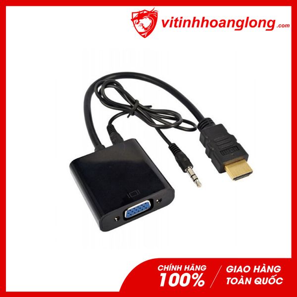 Cáp HDMI sang VGA - Audio 20cm