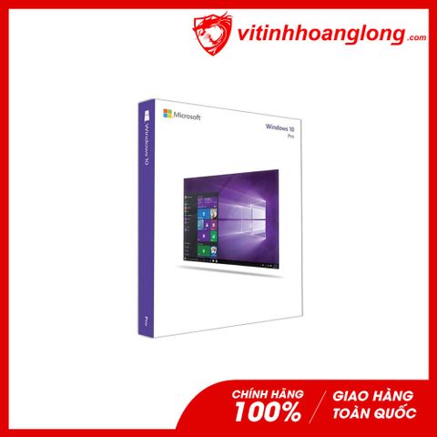 Phần mềm Microsoft Windows 10 Pro bản quyền 64bit Eng Intl 1PK DSP OEi DVD (FQC-08929)