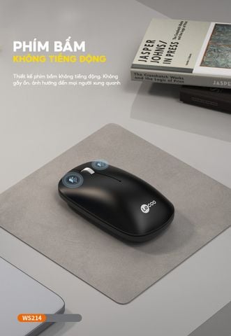  Chuột silent quang không dây Lecoo WS214 