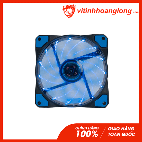  Fan case Marvo 12 (FN-10BU) Led Xanh Dương 