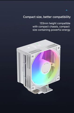  Tản nhiệt khí Leopard KF401 DGT - White | Không led, support 2011 