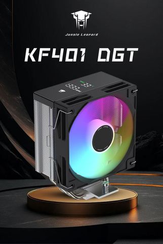  Tản nhiệt khí Leopard KF401 DGT RGB - Black 