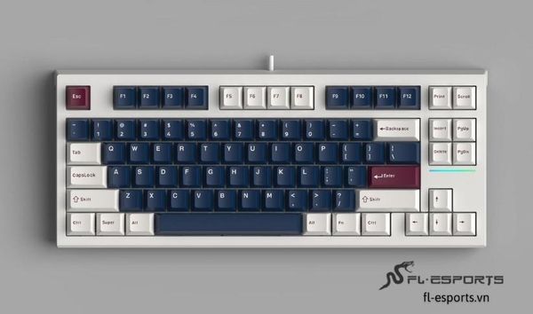  Bàn phím cơ FL-Esports FL750 CPM Metal Heart Gateron Pro Yellow Switch 