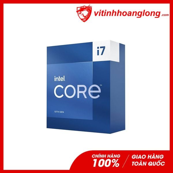 CPU Intel Core i7 13700F ( 3.4GHz Up To 5.4GHz, 16 Nhân 24 Luồng, Cache 25MB, Socket LGA1700 )