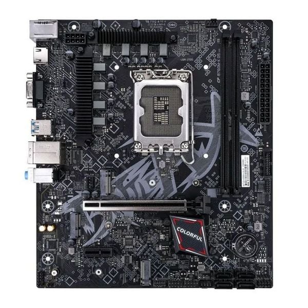  Mainboard Colorful BATTLE-AX B760M-K D5 V20 | Intel B760, Socket 1700, M-ATX, 2 khe DDR5 
